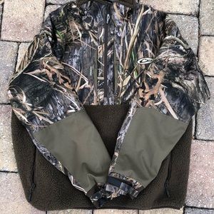 Drake Waterfowl 1/4 zip equater mossy oak shadow grass- XL- like new